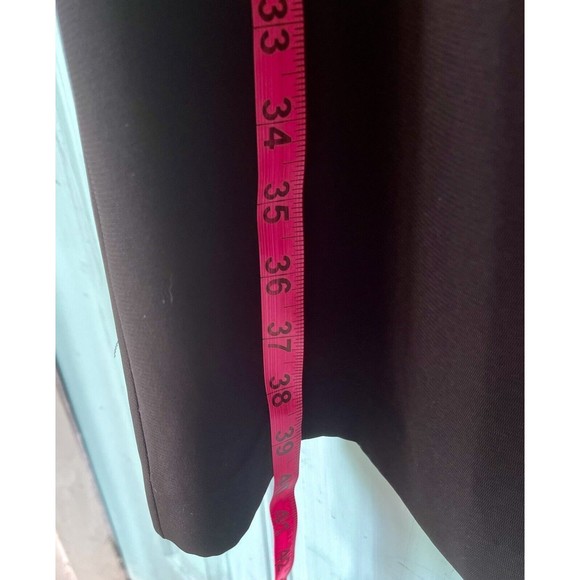 Nine West Dress Black 6 Crystal Cold Shoulder 3/4 Long Sleeve Holiday Party - Picture 11 of 12